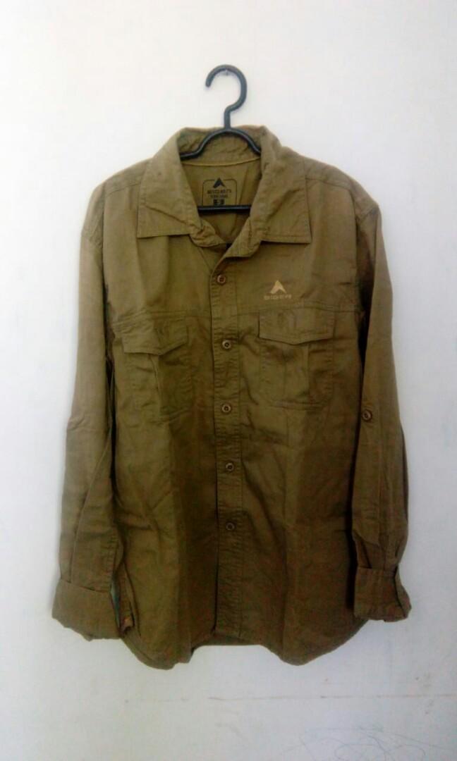 Preloved Kemeja Outdoor Eiger Fesyen Pria Pakaian Atasan Di Carousell