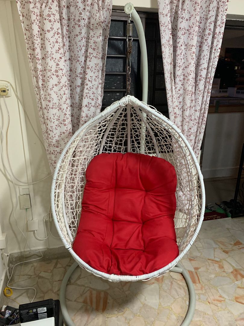 Rattan Swing Chair, Furniture & Home Living, Furniture, Chairs on Carousell
