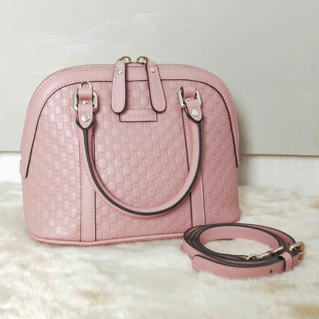 gucci bag with pink strap