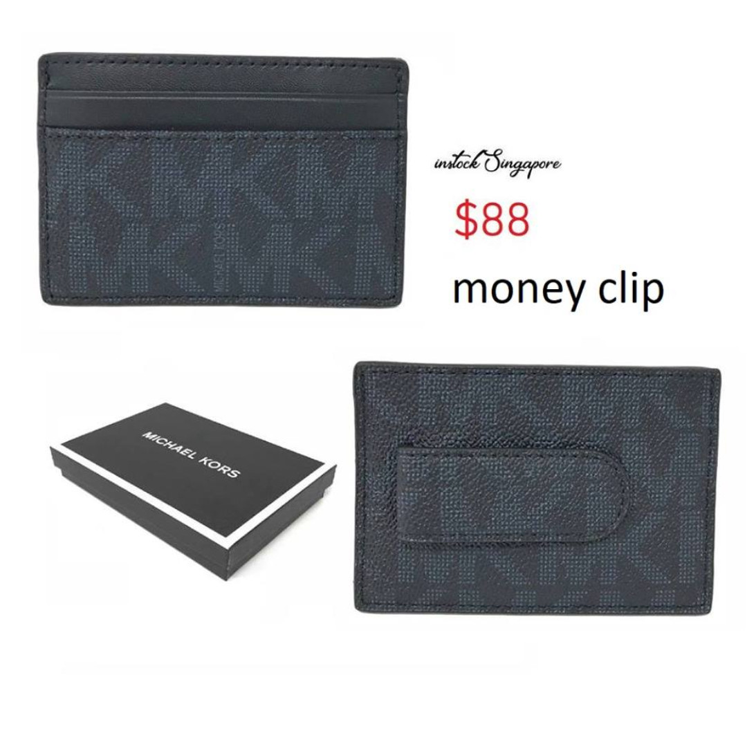 READY STOCK authentic new Michael Kors Men's Credit Card Case With