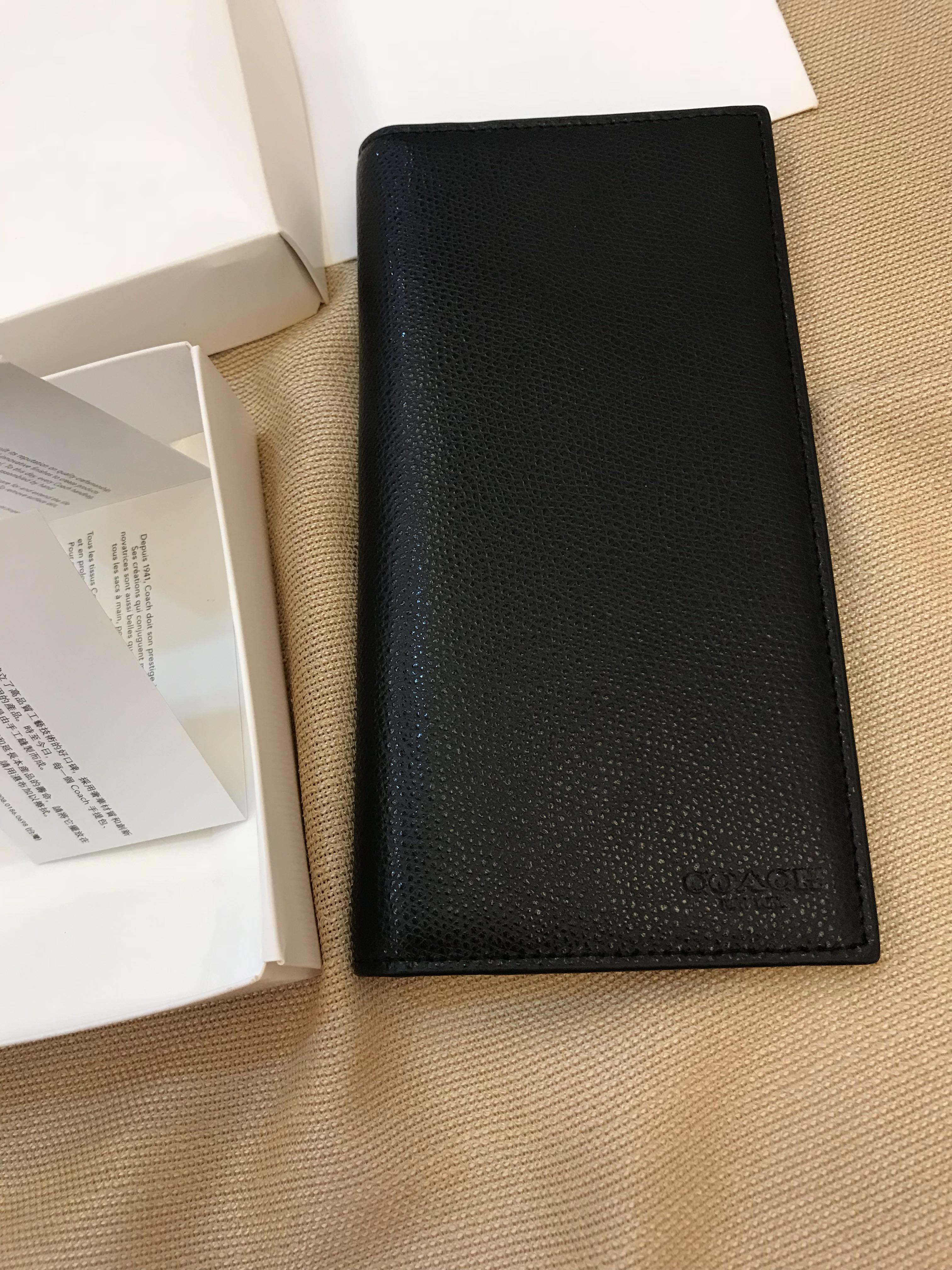 Ready stock Authentic original coach 74978 plain wallet