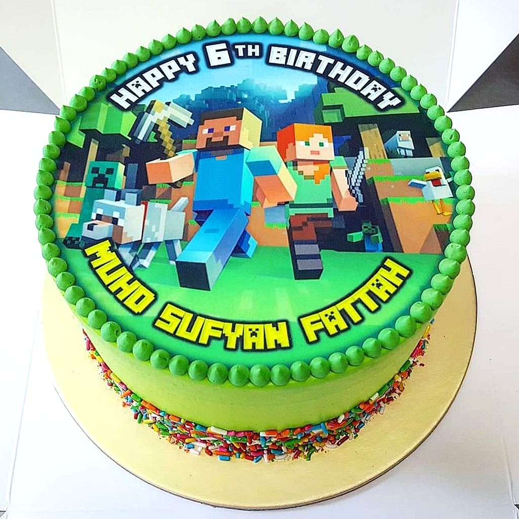 Roblox Customise Photo Cake Food Drinks Baked Goods On Carousell - girls roblox cake in 2019 roblox birthday cake roblox