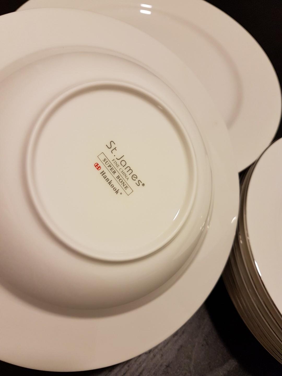 St James Hankook Plates And Soup Dishes Home Appliances Kitchenware On Carousell