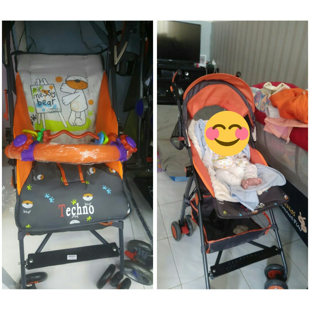 stroller pliko techno