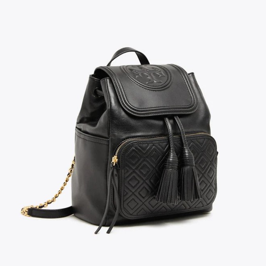 tory burch fleming backpack black