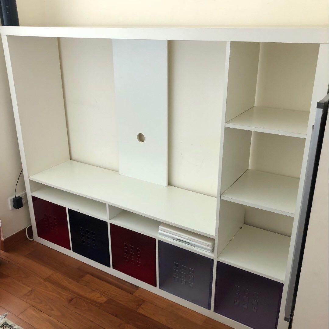 Tv Storage Cabinet Ikea Lappland Furniture Shelves Drawers On Carousell
