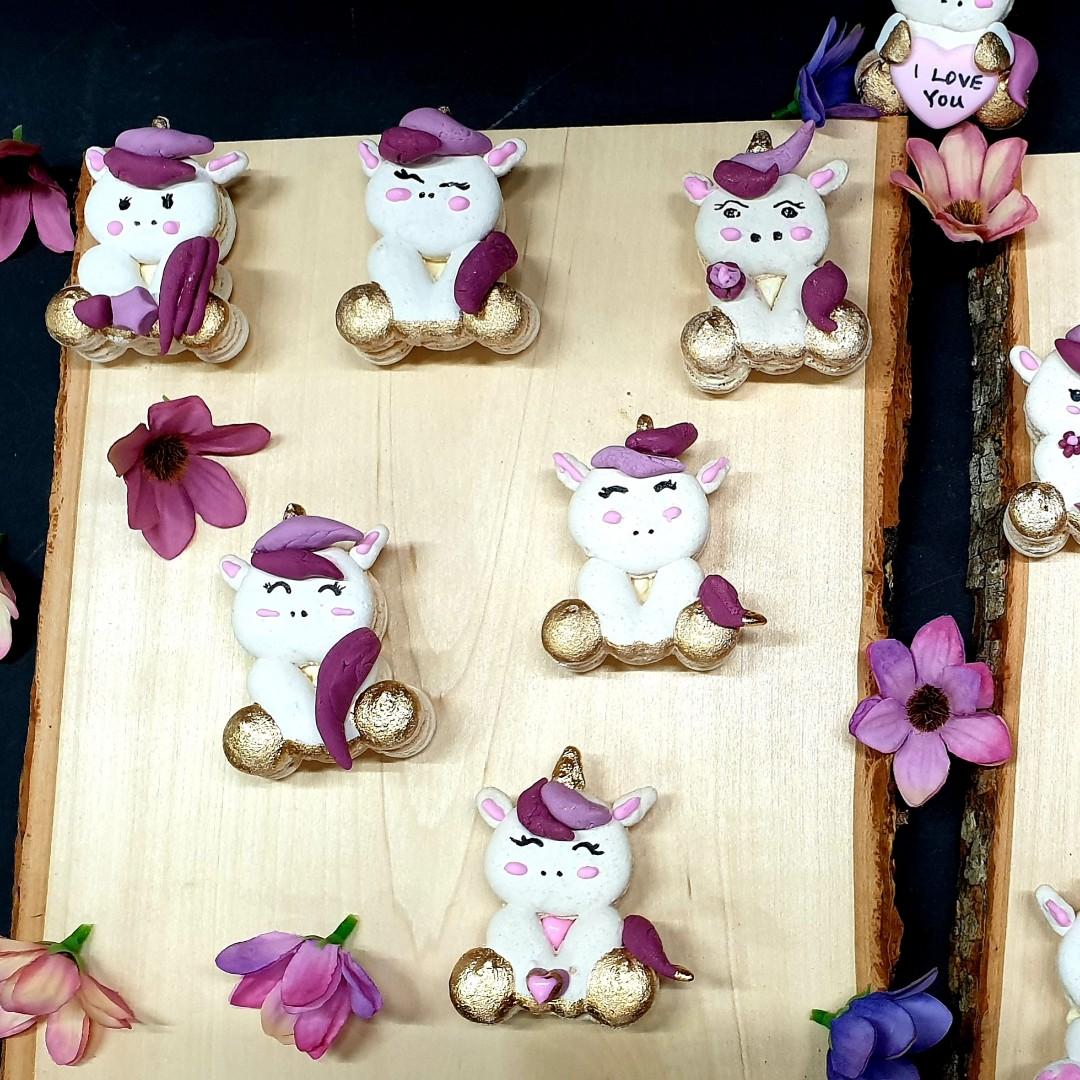 Unicorn Macron Food Drinks Baked Goods On Carousell