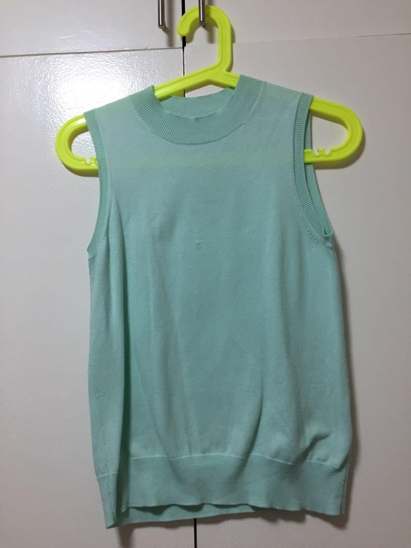 mint colored women's tops