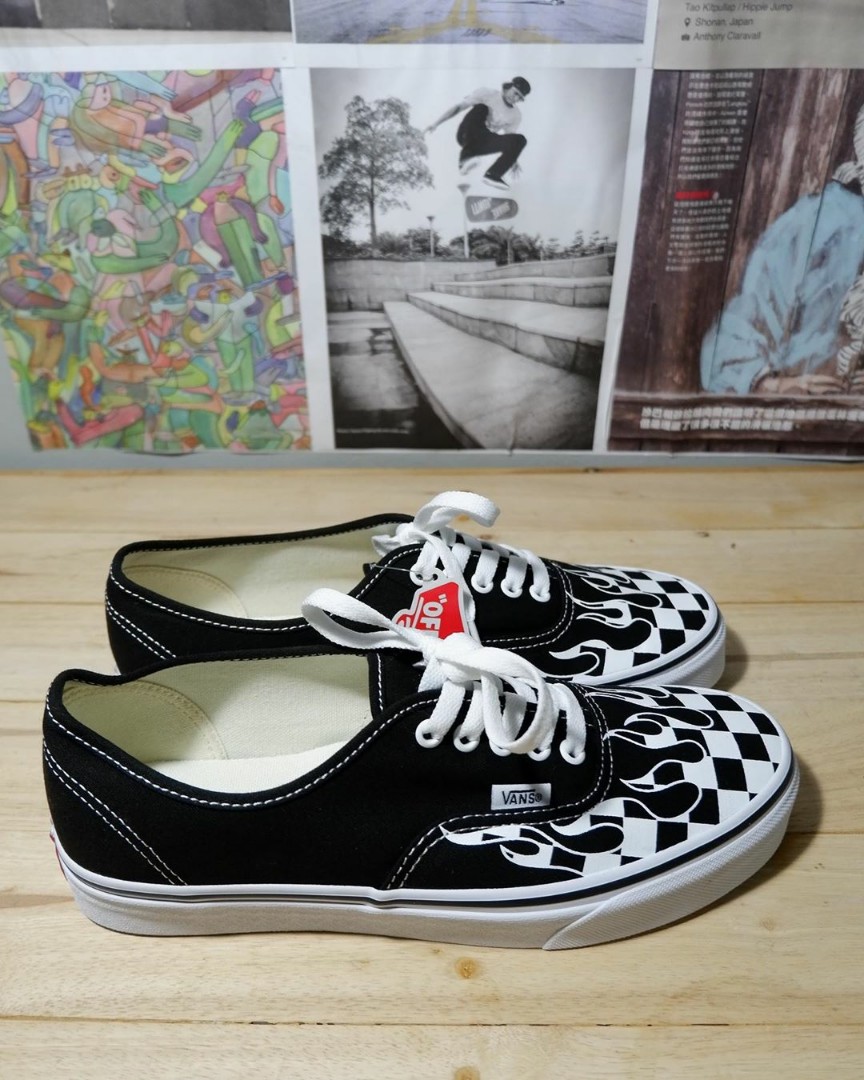 Flame Vans Slip Authentic Checkered Flame Vans Authentic  display picture 3