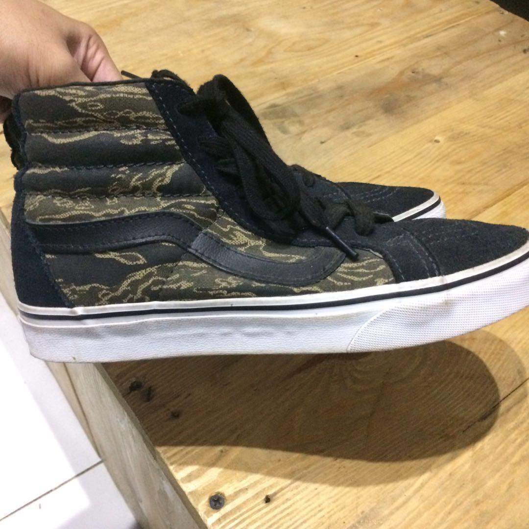 Vans sk8 clearance hi tiger camo
