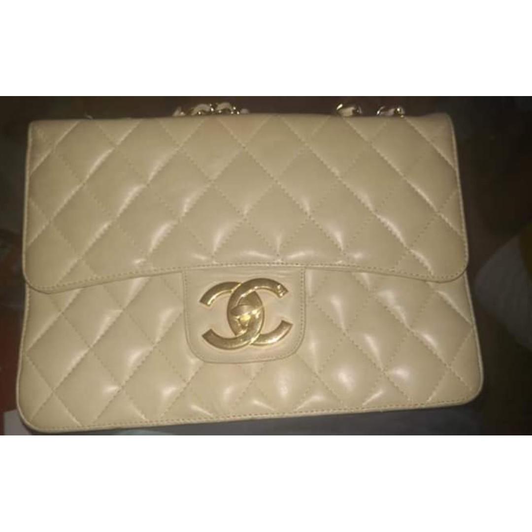 Vintage Chanel Double Flap Authenticity not guaranteed as only bought second hand shop and no card