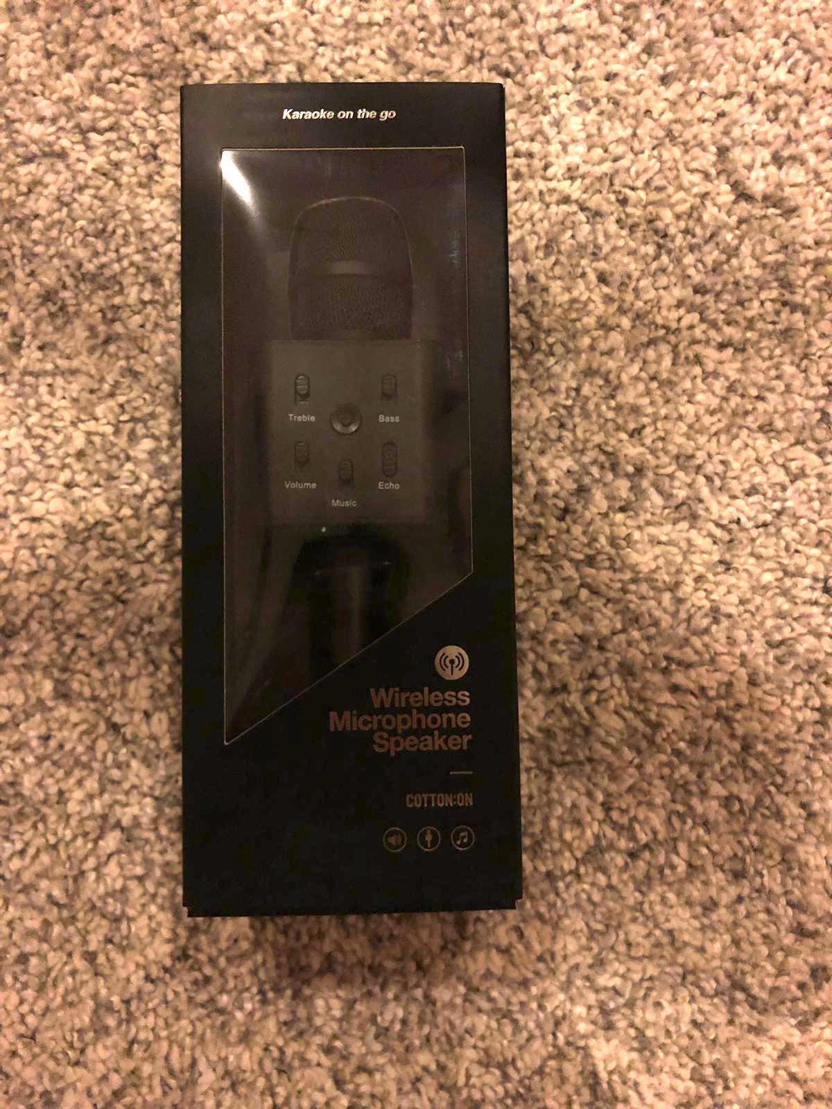 wireless microphone speaker cotton on