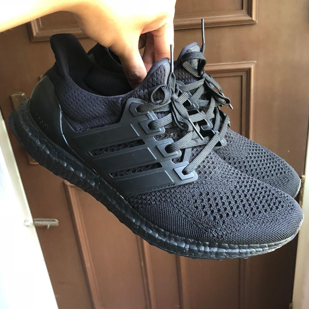 adidas ultra boost triple black 10.5