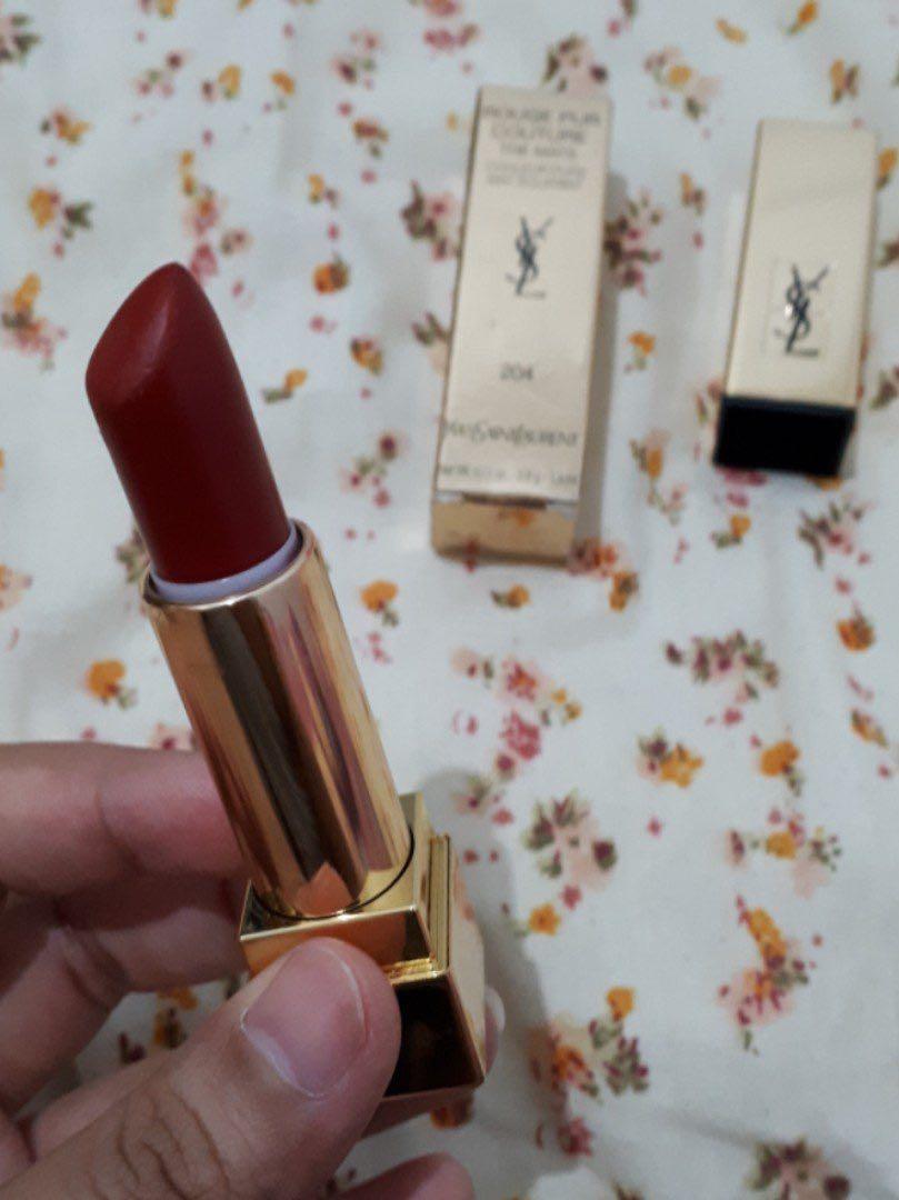 Ysl Rouge Pur Couture The Mats Shade 204 Health Beauty Makeup