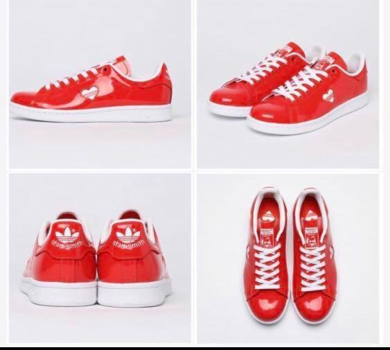 All red new arrivals stan smith