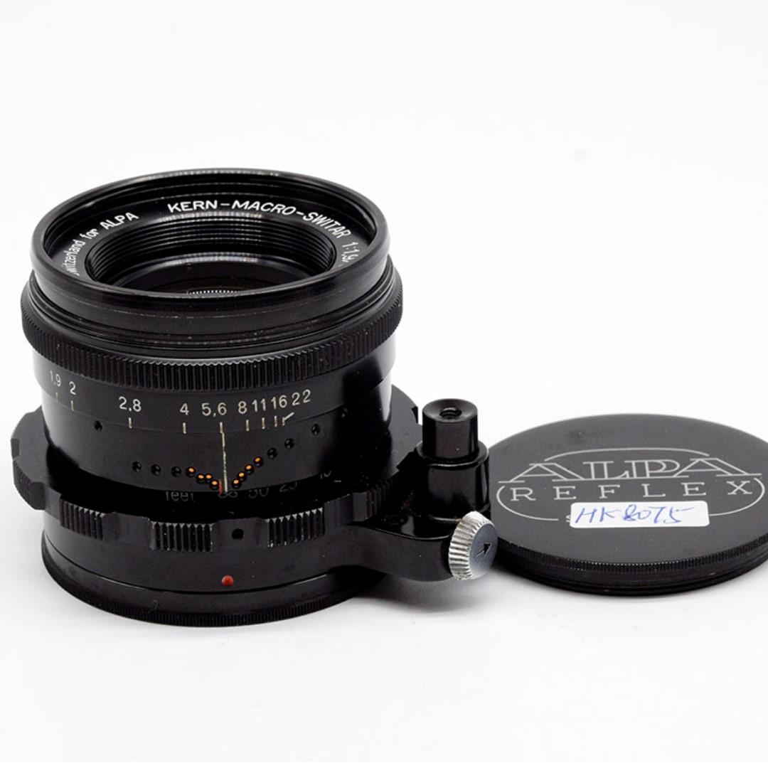 APO標準鏡王】ALPA KERN-MACRO-SWITAR 50/1.9 AR 黑漆鏡頭