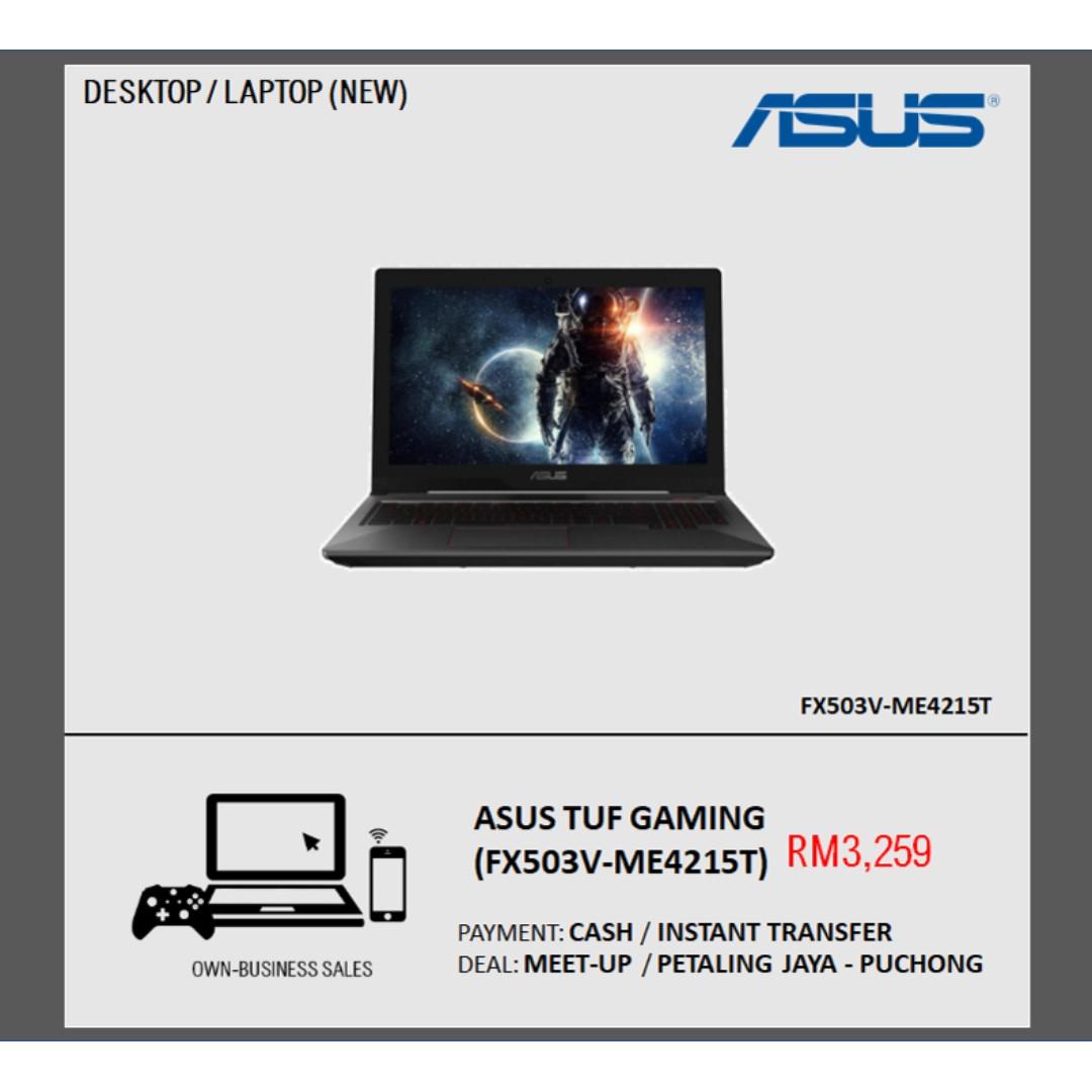 Asus Tuf Gaming Fx503 Me4215t New Electronics Computers Laptops On Carousell