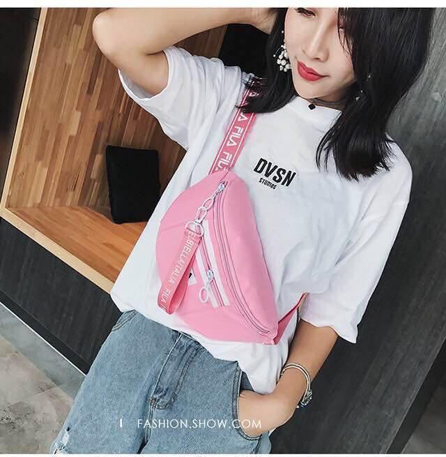 fila belt bag pink