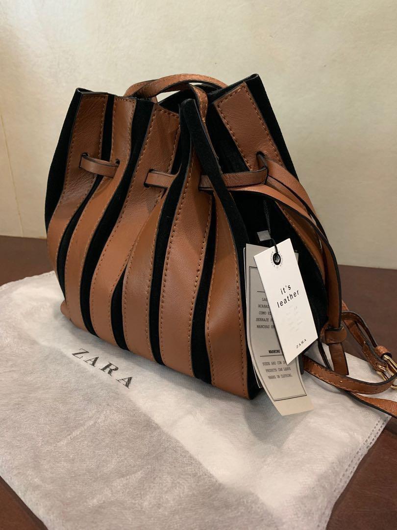 Brand new Zara Leather Suede Bag, Women 