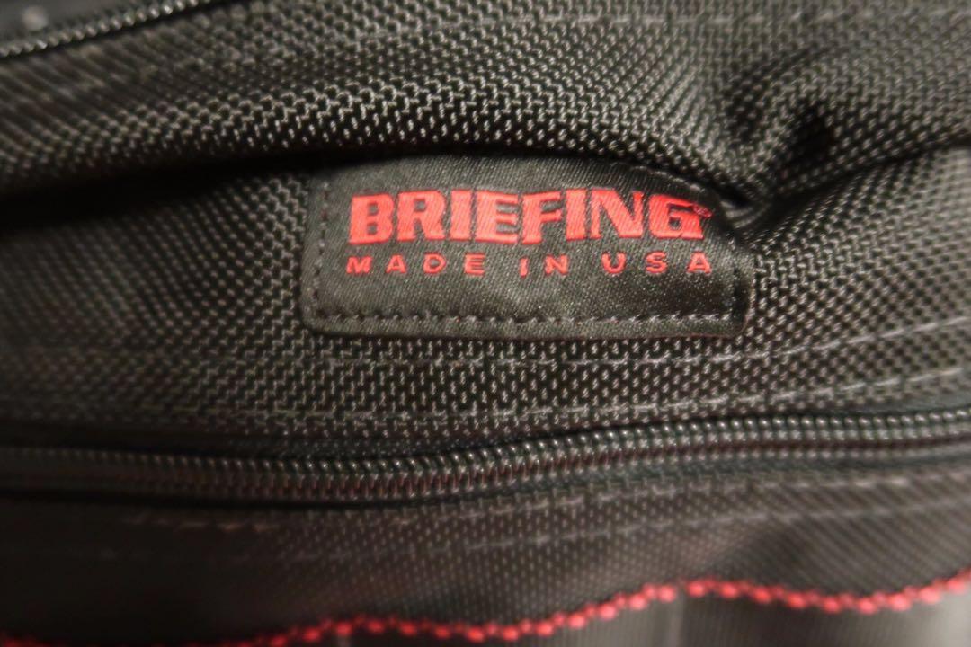 BRIEFING Waist Bag 黑色腰包美國製🇺🇸, 男裝, 袋, 腰袋、手提袋