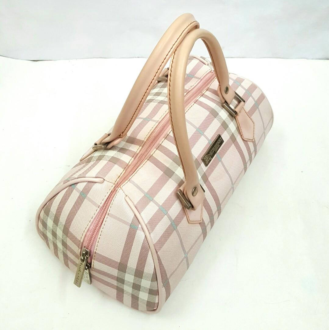 Burberry pink nova check lola barrel bag, Women's Fashion, Bags & Wallets,  Shoulder Bags on Carousell