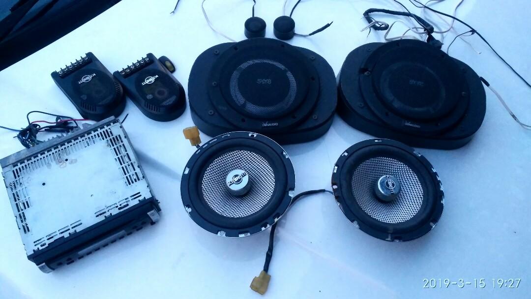 Car audio set,read description for details, Auto Accessories on Carousell