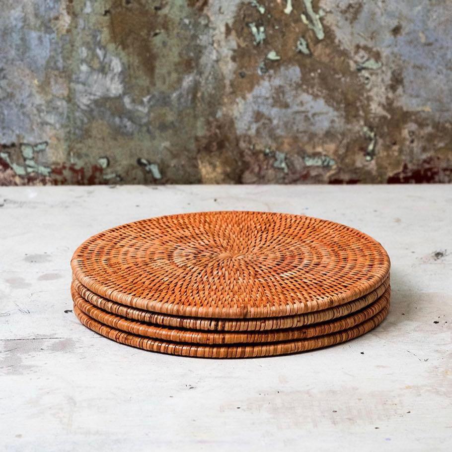 Colourful Rattan Placemat, Furniture & Home Living, Home Improvement