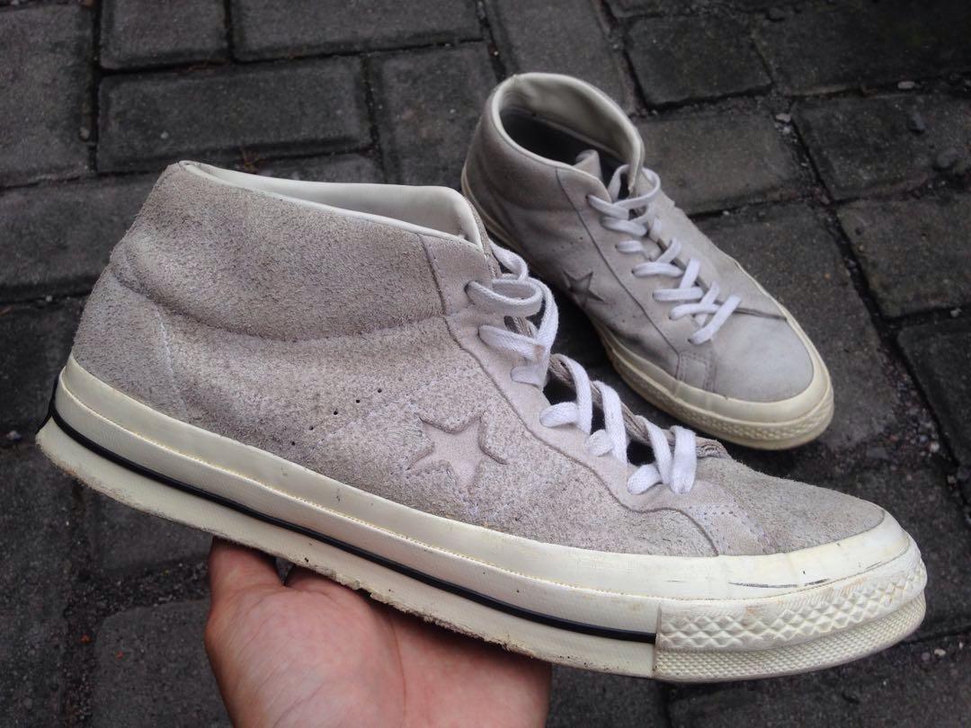 Converse one star '74 mid vintage suede sales