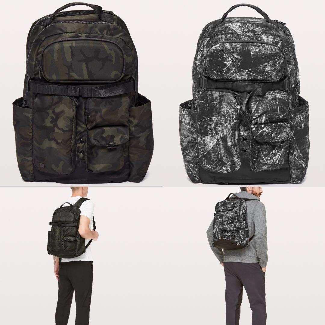 camo lululemon backpack