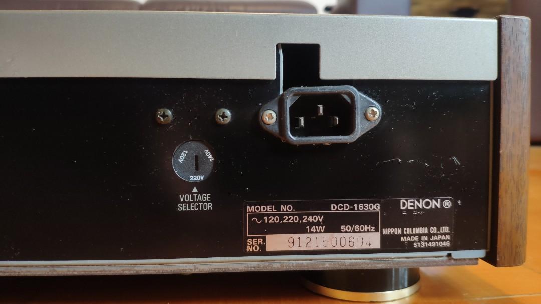 Denon DCD 1630G CD Player, 音響器材, 音樂播放裝置MP3及CD Player 