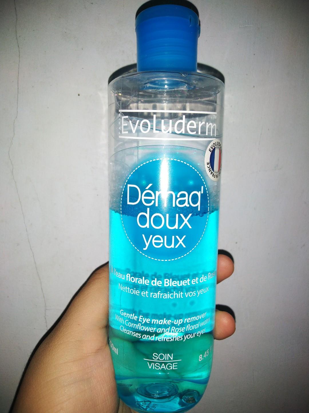 evoluderm makeup remover