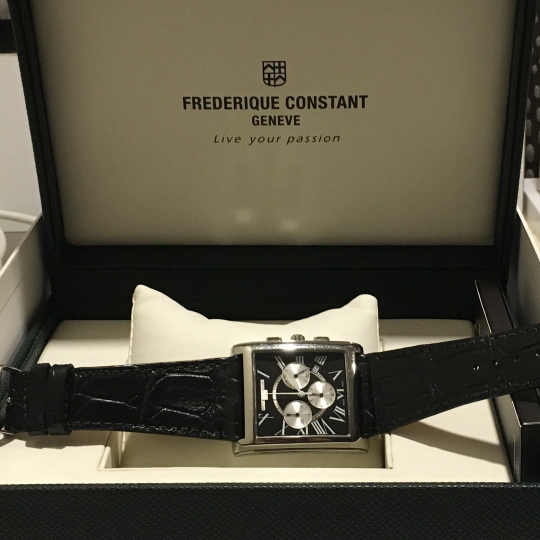 Frederique Constant Persuasion Chrono Carree Mens Watch Luxury
