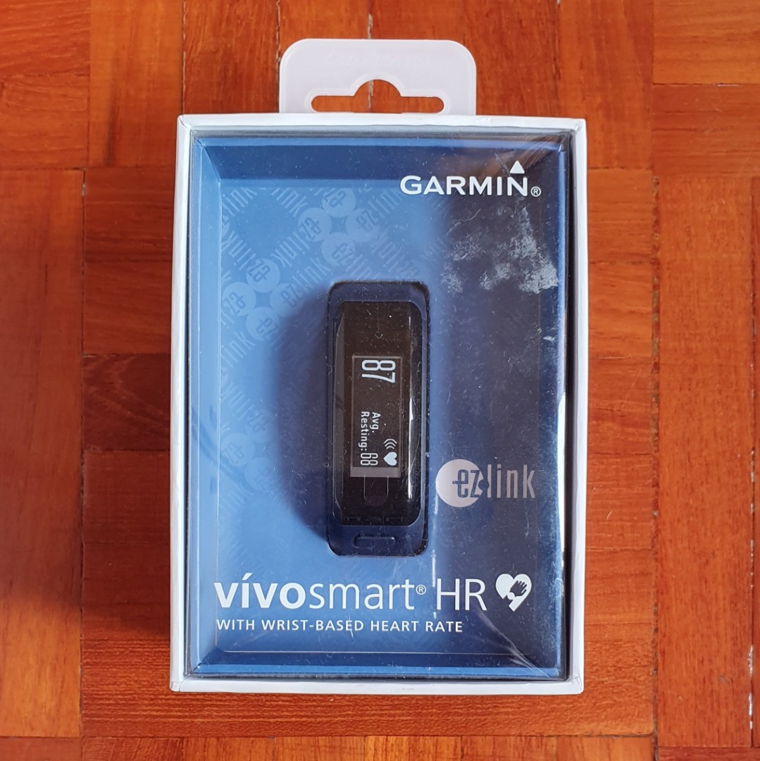Garmin Vivosmart HR w EZ Link NFC Payment Mobile Phones Gadgets Wearables Smart Watches on Carousell