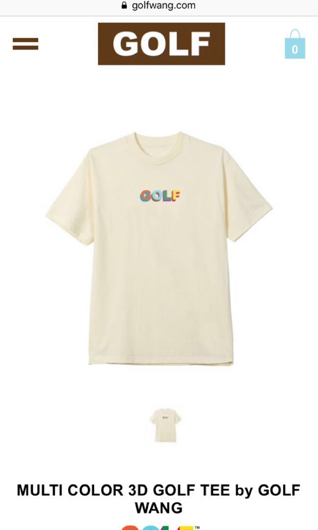 Golf Wang t shirt cream Golf Le Fleur Men s Fashion Tops