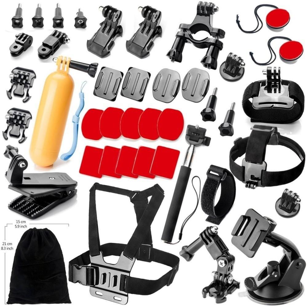 Gopro Accessories Kit For Go Pro Hero Black Silver 7 6 5 4 3 3