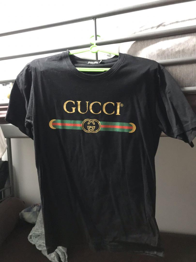 T shirt gucci nera top