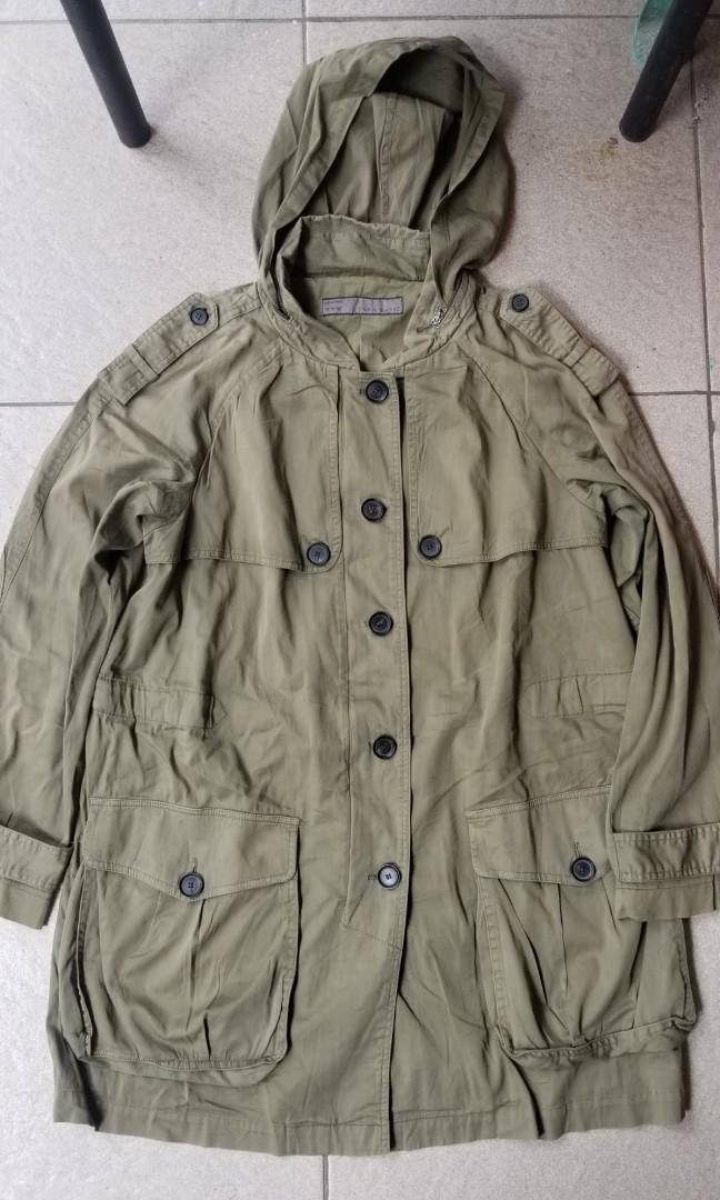 jaket parka zara