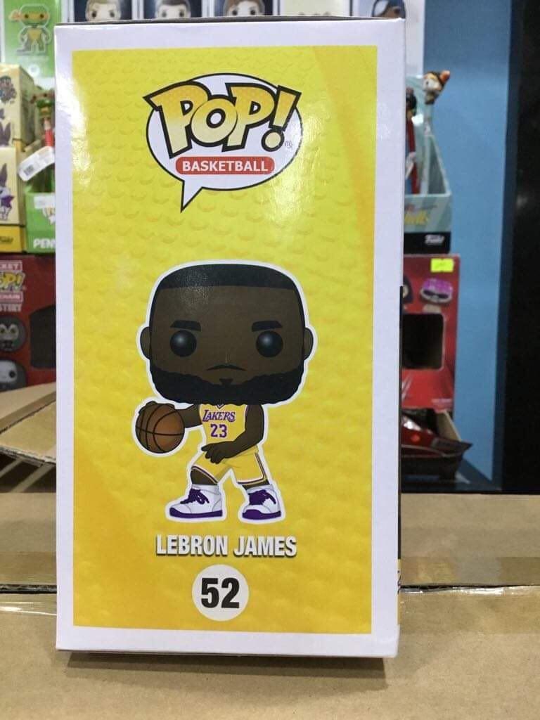 lebron james funko pop lakers footlocker