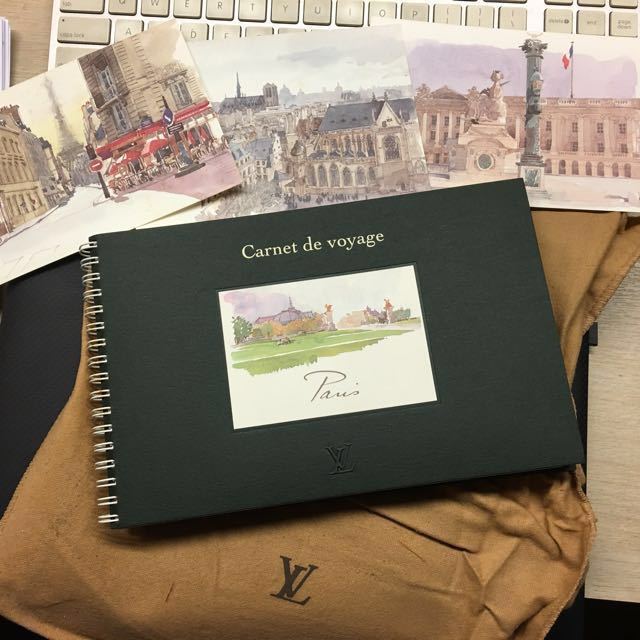 Louis Vuitton Carnet de Voyage Paris notebook, Hobbies & Toys, Stationery &  Craft, Craft Supplies & Tools on Carousell