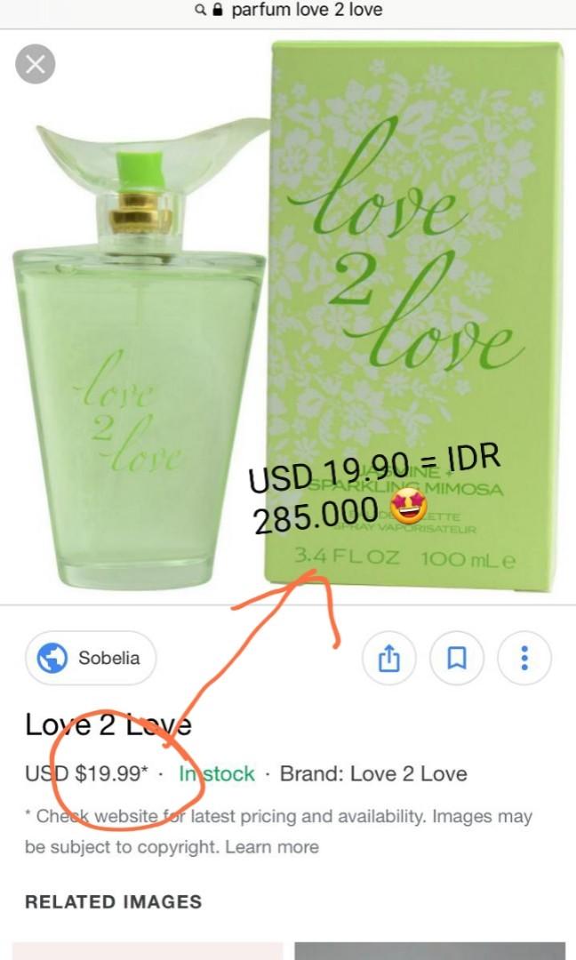Jual Dupe Perfume Louis Vuitton Attrape Reves/ Parfum Pria Wanita Unisex /  parfum mewah