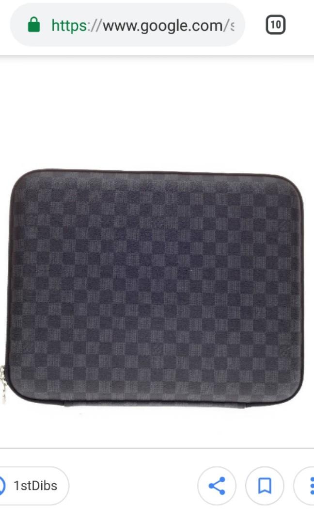 Louis Vuitton Laptop Sleeve Damier Graphite 13 at 1stDibs