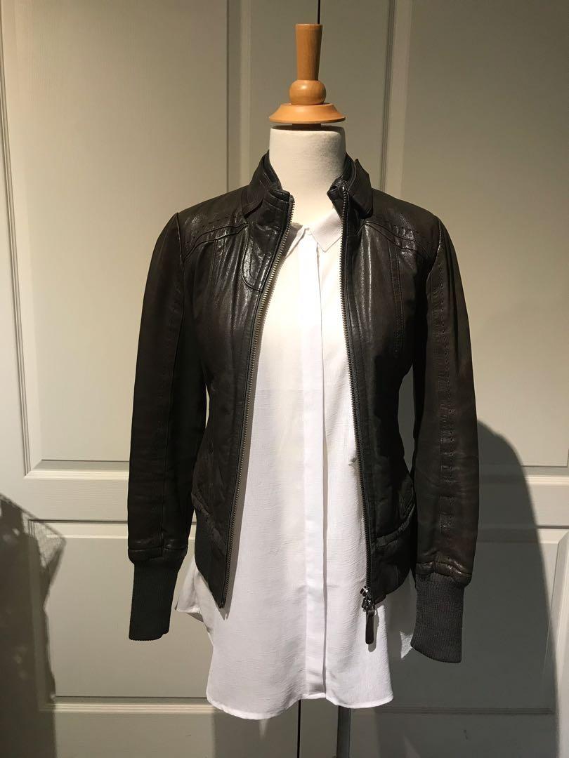 Mackage leather hotsell jacket aritzia