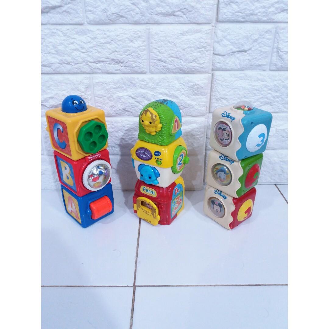 Mainan Bayi Stack Fisher Price Vtech Disney Bayi Anak Mainan Baby Walker Di Carousell