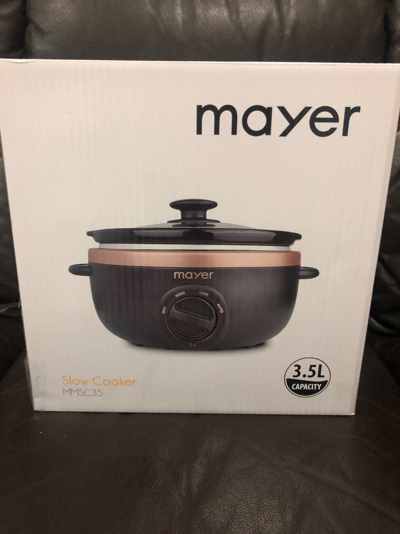 Mayer 3.5L Slow Cooker MMSC35, TV & Home Appliances, Kitchen