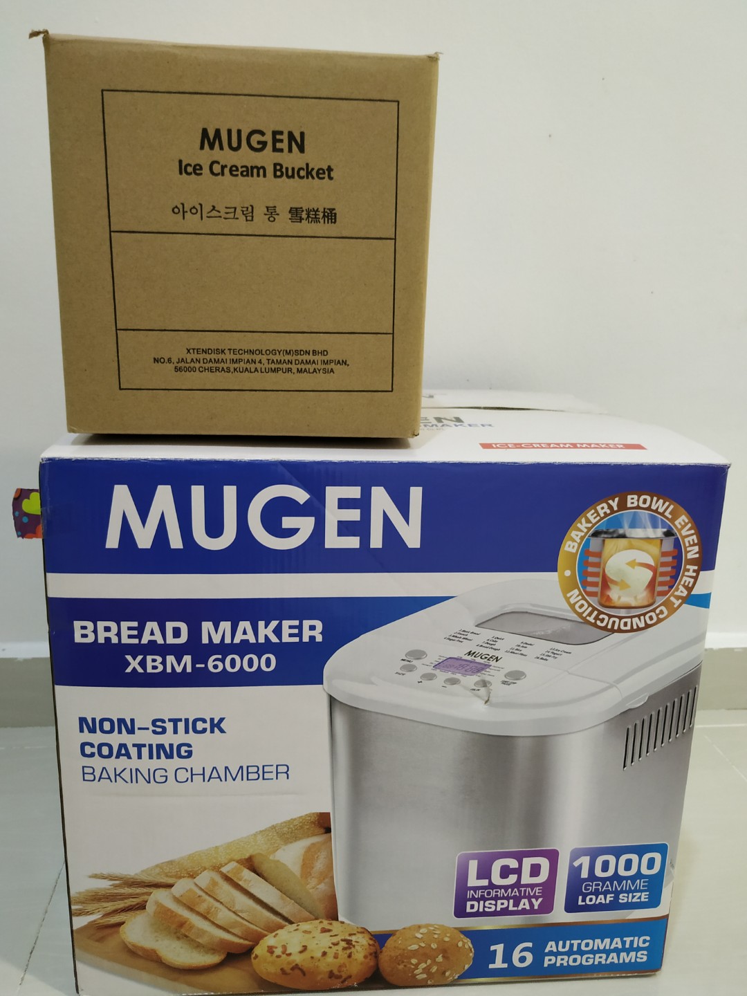 Mugen Smart Bread Maker Xbm 6000 Kitchen Appliances On Carousell