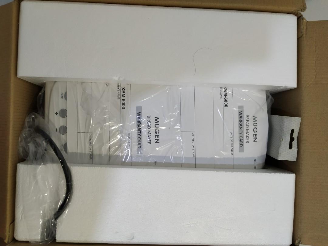 Mugen Smart Bread Maker Xbm 6000 Kitchen Appliances On Carousell