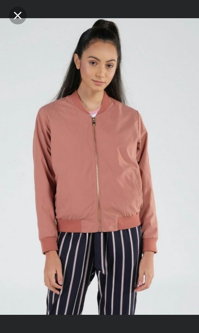 Penshoppe bomber sales jacket pink