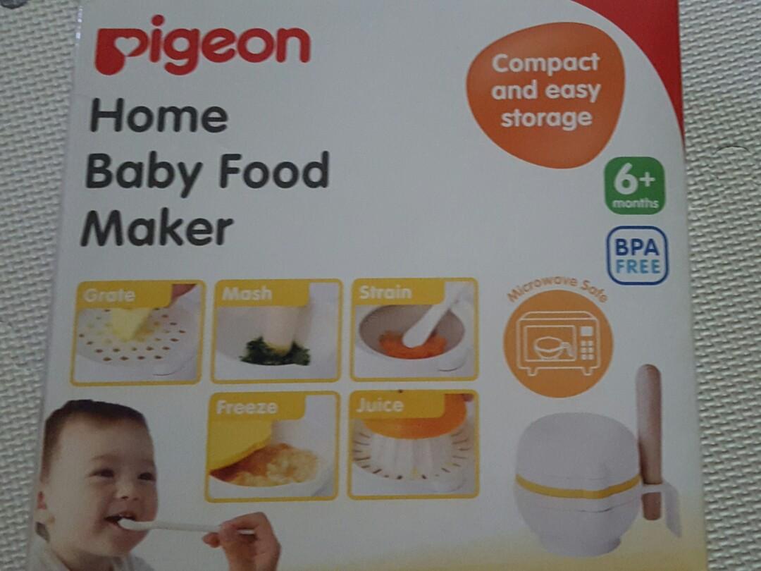 Pigeon baby feeding set (Category: Breastfeeding & Bottle Feeding) located in Las Pinas. Submitted by closetful.ph (Listing ID 219399426, Image 1). Description: Only the top cover used as plate; washed with cradle and sterilized. Everything else unused/new.