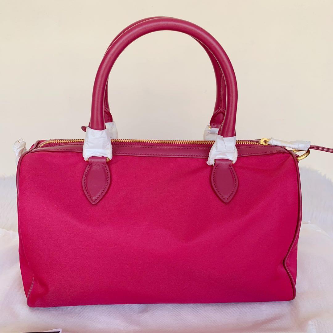 Prada 1BB797 Tessuto Speedy Ibisco Women s Fashion Bags