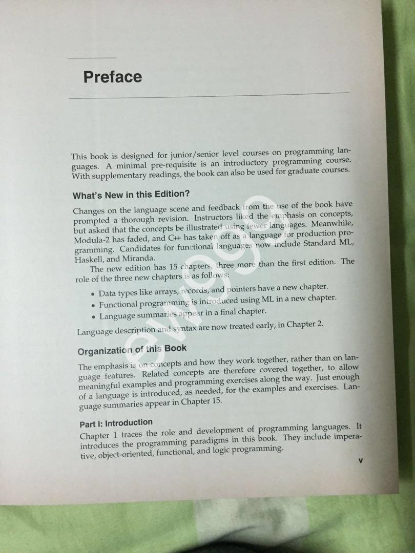Programming Language （分類：補充練習）位於 Hong Kong。 由 ew999 提交（商品編號 218928484，圖片 2）。簡介： 99% new Apr 12-May 1 未能交收 Apr 12 - May 1 can’t meet because not in HK 有興趣者 請提議日期和大約時間 我才可告知確實地點 大概的時間地點已寫了 Interested person please provide date and roughly time then I can give more precise location to meet up. General meetup location and schedule is listed. I will try my best to complete the transaction. Thank you 。